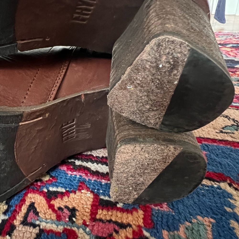 Frye Addie Double Zip Booties 9.5 - Picture 7 of 8